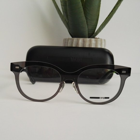 McQ by Alexander McQueen Accessories - ALEXANDER MCQUEEN 50mm Round Core Optical Frame